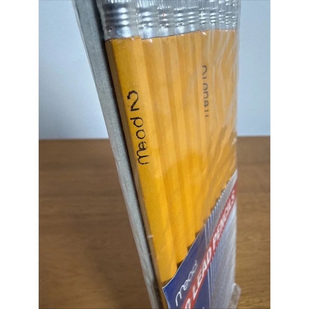 Vintage 1993 Mead 10 Black Lead No. 2 Pencils Non-Toxic Smooth Writing